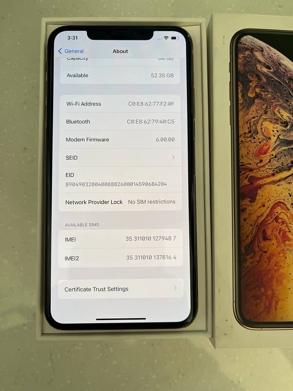 IPhone XS Max 64gb 7