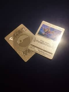 golden pockemon card 0