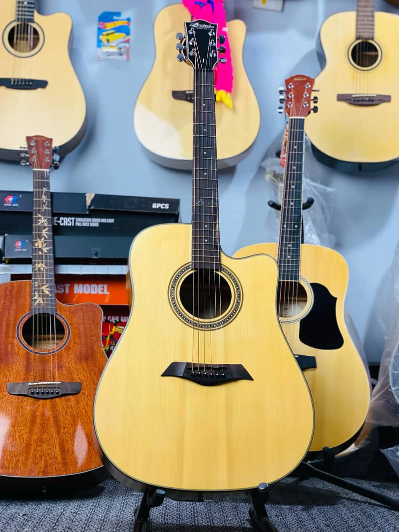 Guitars Acoustic Bignners Professhional Acoustic /semi electric 8