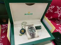 Rolex datejust mint green dile  FLUTED/Jublee