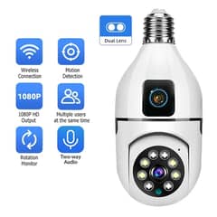 V360 APP Bulb WIFI Dual 2 Lens Camera WIFI smart camera