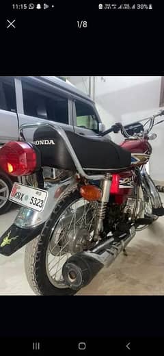 Honda 125 Clean condition 19 Model 20 Patta