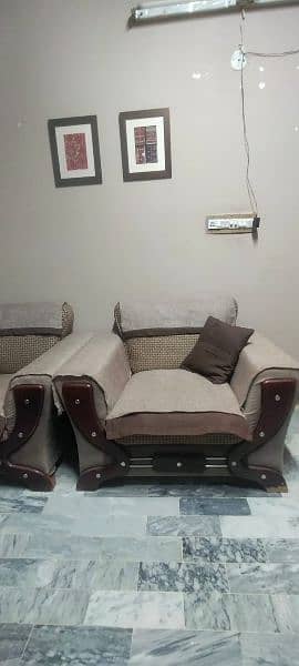 Sofa / 2 seater / 2 single seaters / lounge sofa 2