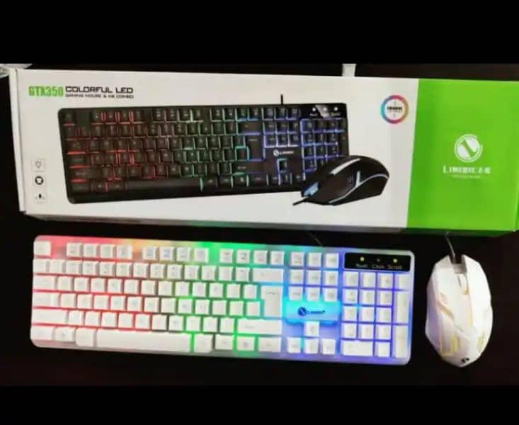 RGB LIGHTS KEYBOARD AND MOUSE ( MECHANICAL BOTH ) 0