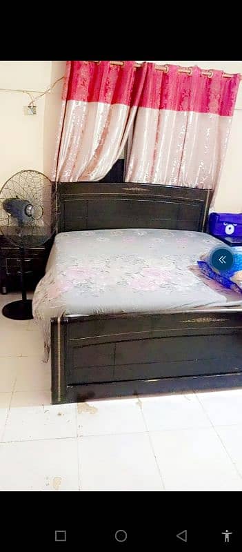 bed set with 2 side table and dressing table 0