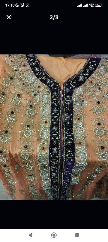 bridal dress | wedding wear| heavy embroidered 0