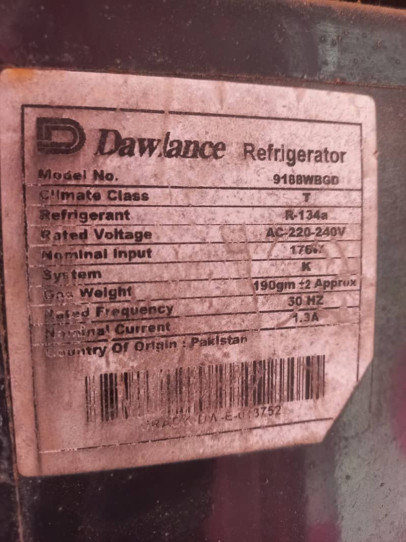 Dawlance Reflection Refrigerator H-Zone Plus Reflection Series 11