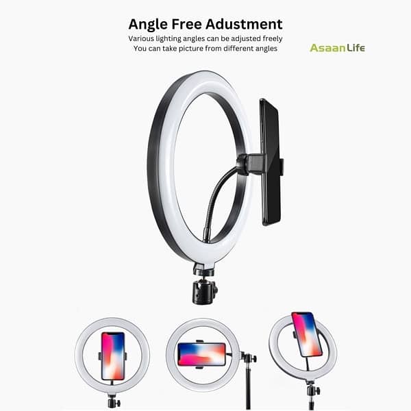 26CM Ring Light || 3 Different Colour Modes 2