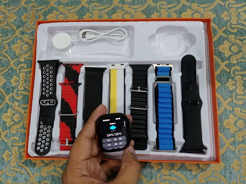 Smart Watch Ultra 7 Straps Pack 5