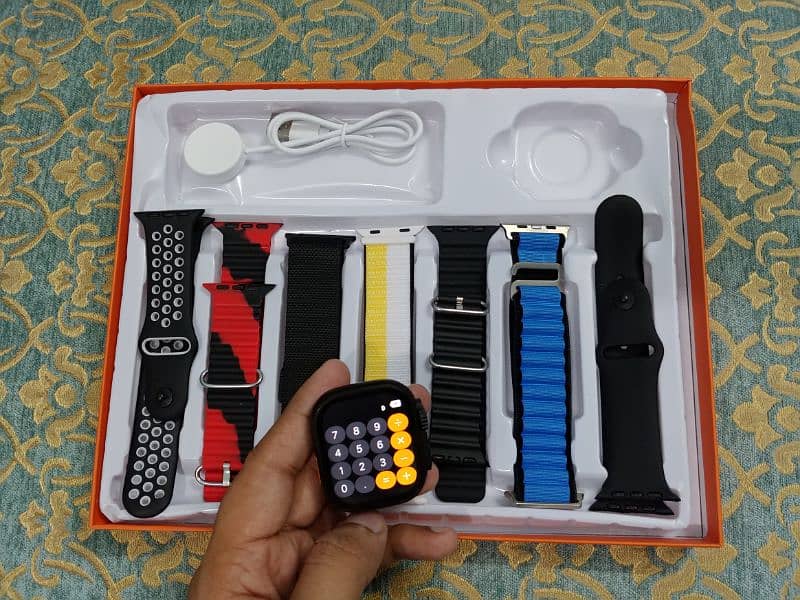 Smart Watch Ultra 7 Straps Pack 9