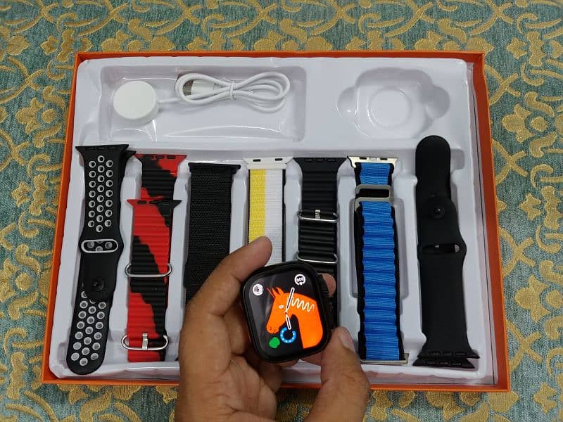 Smart Watch Ultra 7 Straps Pack 12