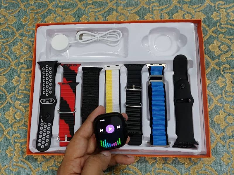 Smart Watch Ultra 7 Straps Pack 4