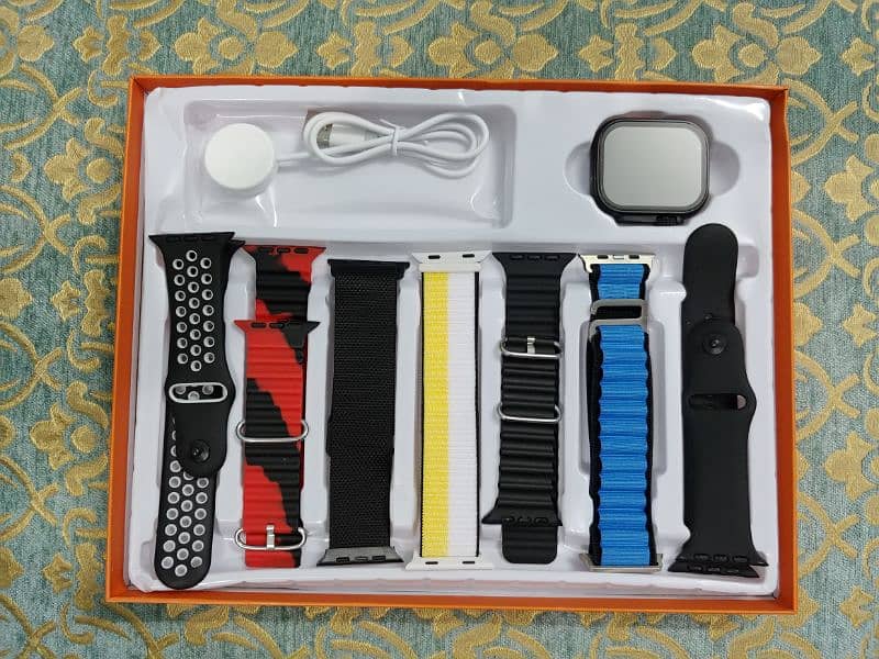 Smart Watch Ultra 7 Straps Pack 6