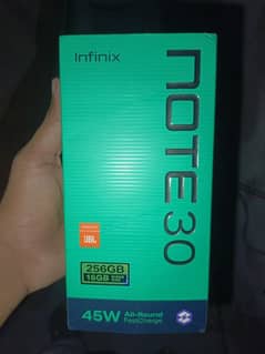 Infinix not 30 all ok with box or charger read ad fist 0