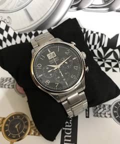 ORIGINAL SEIKO CHRONOGRAPH-BRAND NEW WATCH-RADO-OMEGA-ROLEX-TISSOT-TAG 0