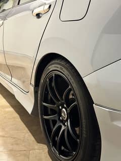 18 inch Work kiwami Alloy rims satin black