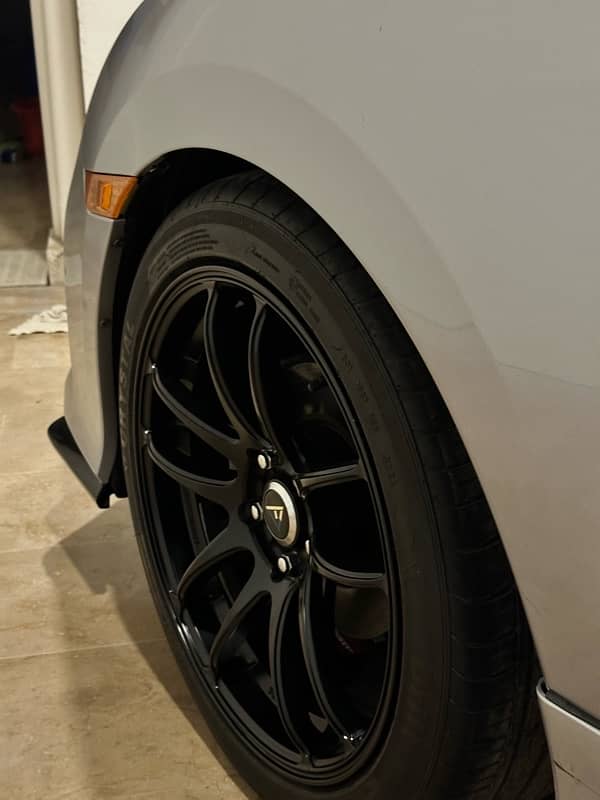 18 inch Work kiwami Alloy rims satin black 2