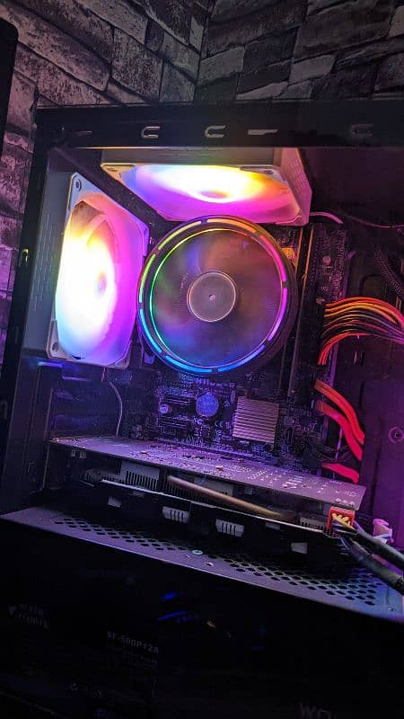 5 RGB white gaming fans 1