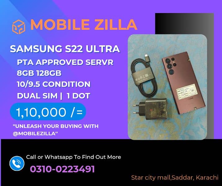 SAMSUNG S22 ULTRA APPROVED 0