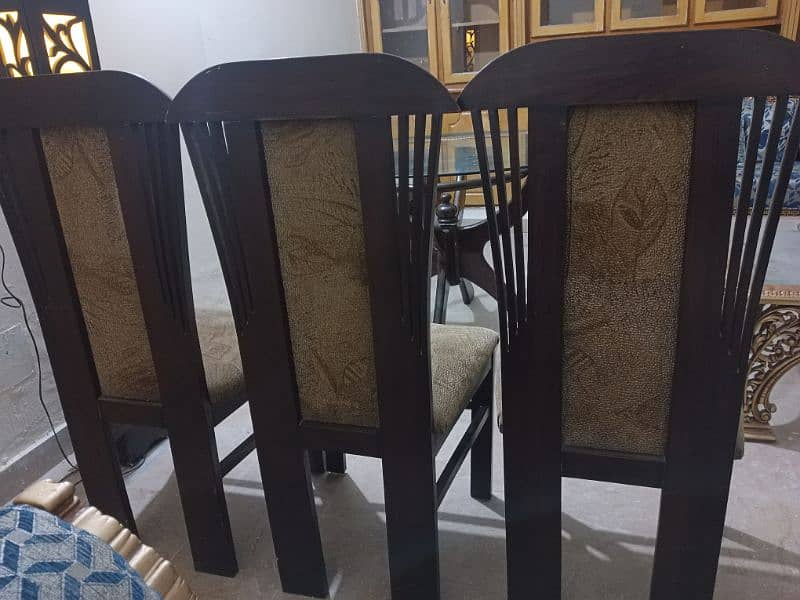 Solid Wood Dining Table-6 Chairs 3