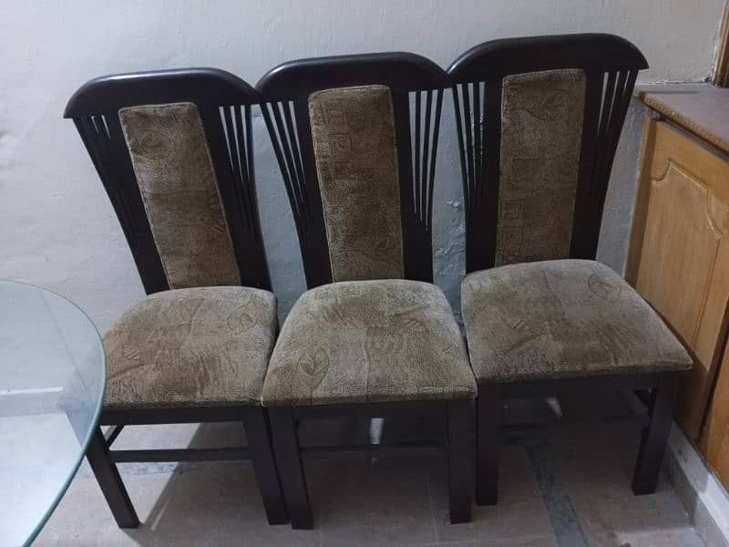 Solid Wood Dining Table-6 Chairs 4