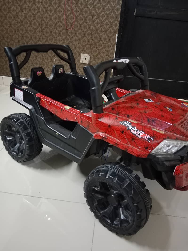 Kids electric jeep with remote control 4