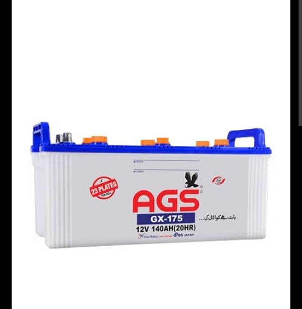 Ags Gx-175 battery with 3 months warranty 0