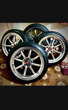 watanabe alloyrims and tires 17 inches 0