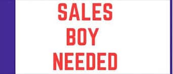 Sales Boy Needed 0