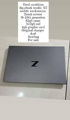 hp Z book model G7