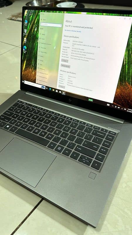 hp Z book model G7 1