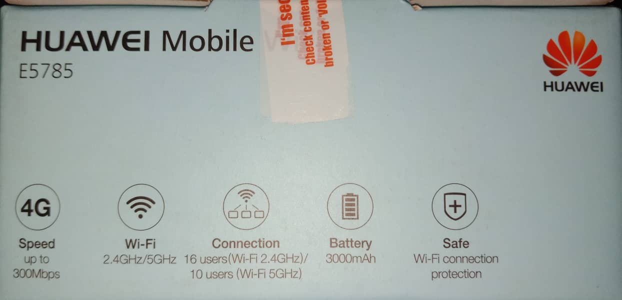 HUAWEI 4G Mobile WiFi E5785 1