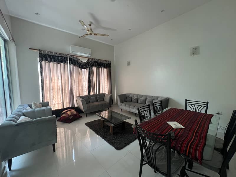 120 YARDS WEST OPEN SLIGHTLY FURNISHED BUNGALOW FOR RENT IN PHASE 8 4