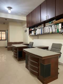 OFFICE FOR RENT SEMI FURNISHED IN RAHAT COMMERCIAL, PHASE 6 DHA, KARACHI 0