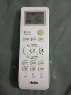 haier ac original remote for sell slightly used 0