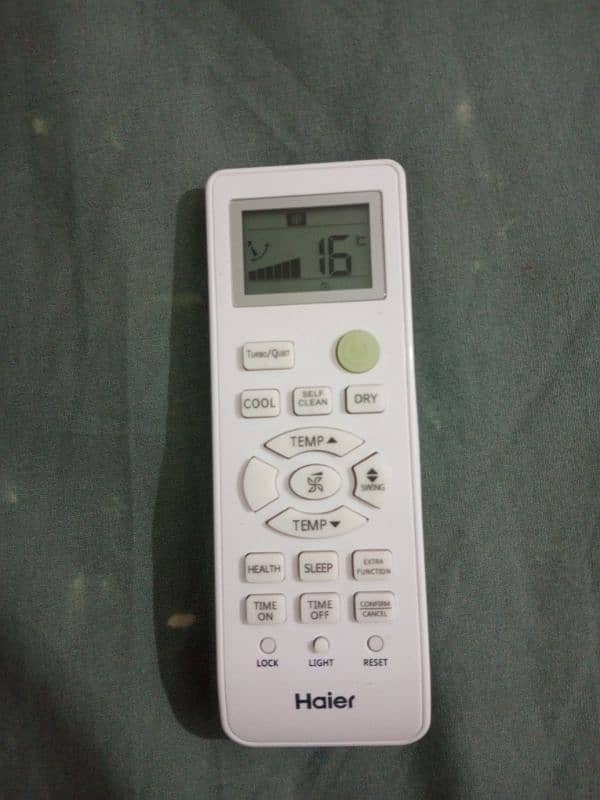 haier ac original remote for sell slightly used 2