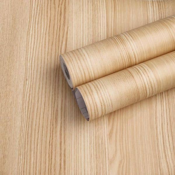 Self Adhesive yellow Wood Grain sheet 2