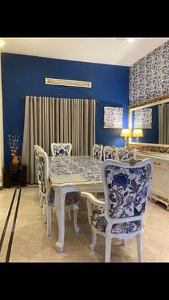 Dining Table / Antique French Style Dining / Luxury Table and Chairs