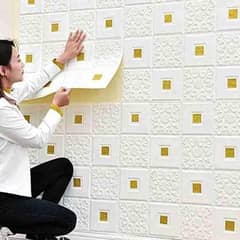 3D peel & Stick foam wall Panels