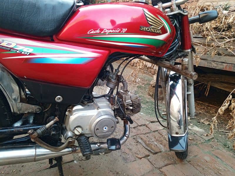 Honda CD 70 2016 model 60000 2