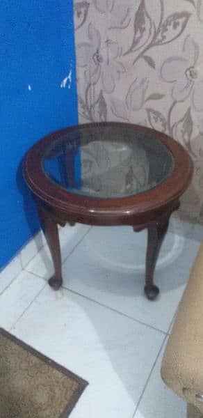 shesham wood side table (03111046589) 3