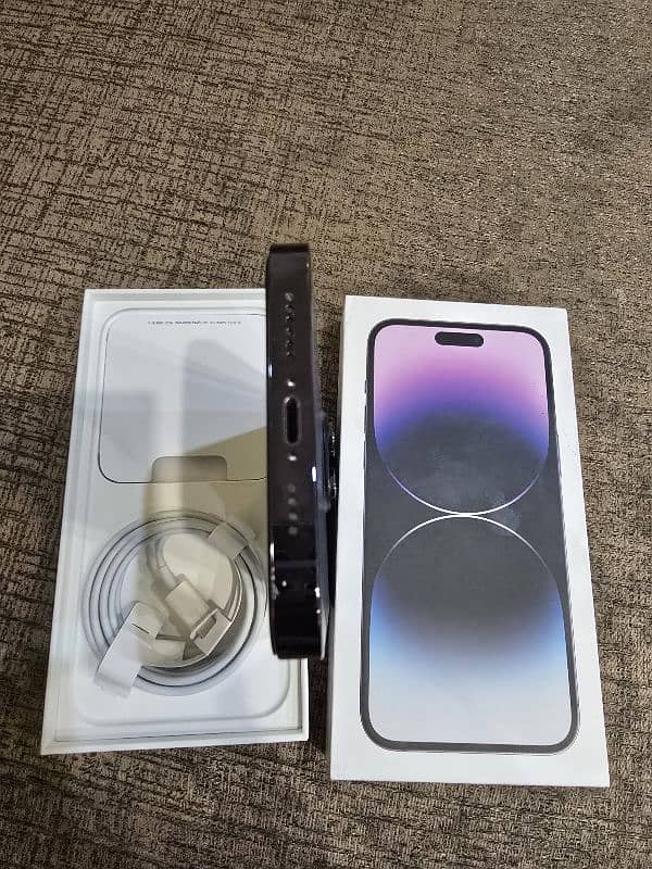 iPhone 14 Promax 256gb deep purple 1