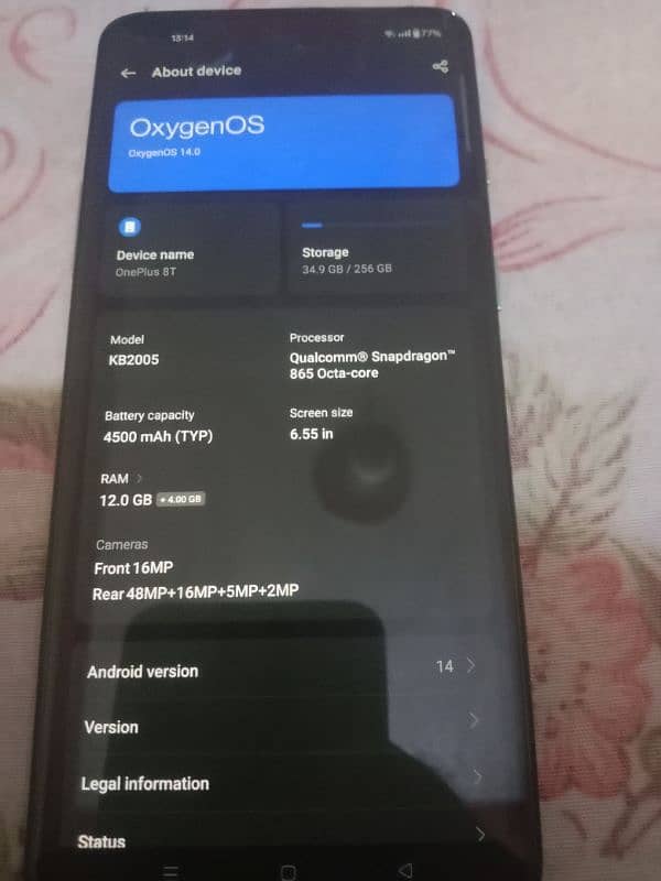 one Plus 8 T 1