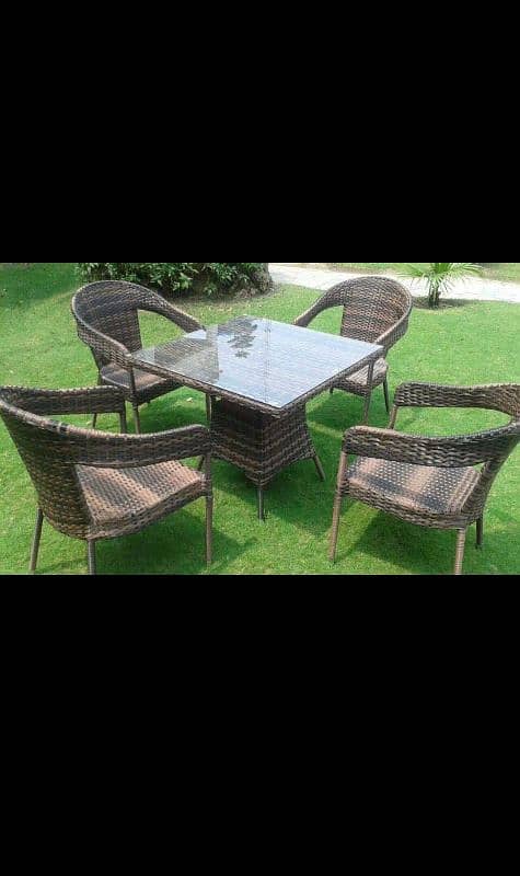 UPVC Garden chairs/rattan sofa sets/dining tables/outdoor furniture 12