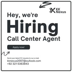 Call center Agent Vacancy 0