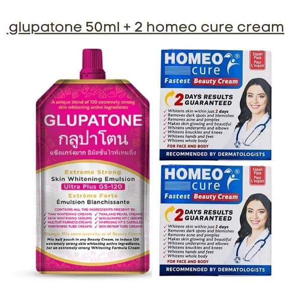 Glupatone, Homeo Cure Pack of 3 1