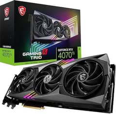 MSI 4070ti box packed Rtx gaming X Trio