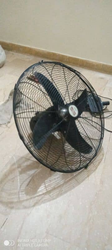 GFC full size wall bracket fan, few month used 5