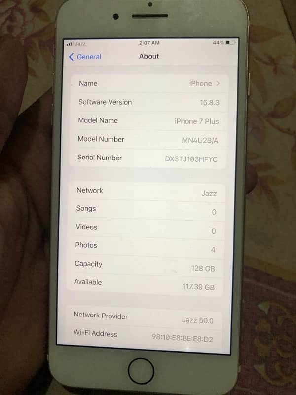 iphone 7 plus 128 gb pta approved 6