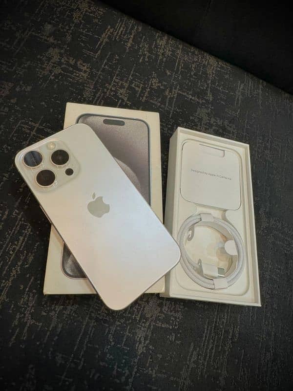 iPhone 15Pro 512GB PTA Approved White 0